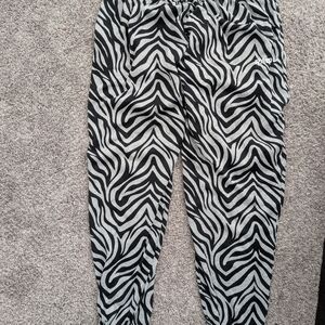 Zebra Print Joggers